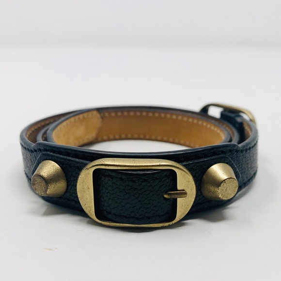 BALENCIAGA CLASSIC TRIPLE WRAP BRACELET - Picture 1 of 11